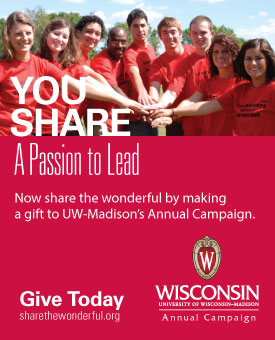 Help us Change the World - University of Wisconsin-Madision All Ways Forward Campaign