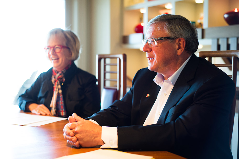 Cindy and Jay actively look for new ways to transform the educational experience to benefit UW-Madison students.