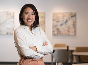 UW School of Business student Andrea Xiong