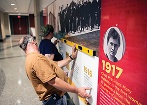 historic installation depicts WSB's history of leadership and innovation