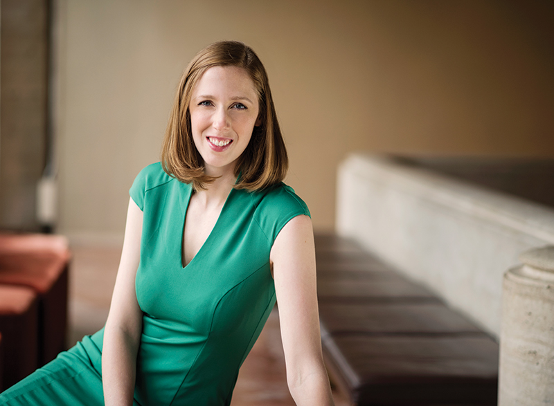 Portrait of Jessie Wright, manager of major gifts, New York City Ballet