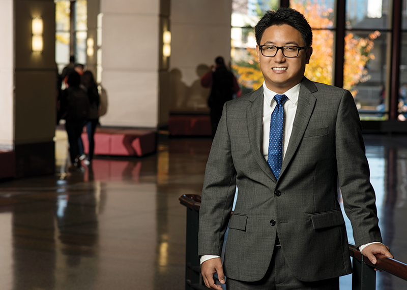 Portrait of Jordan Tong, assistant professor of operations and information technology at the Wisconsin School of Business