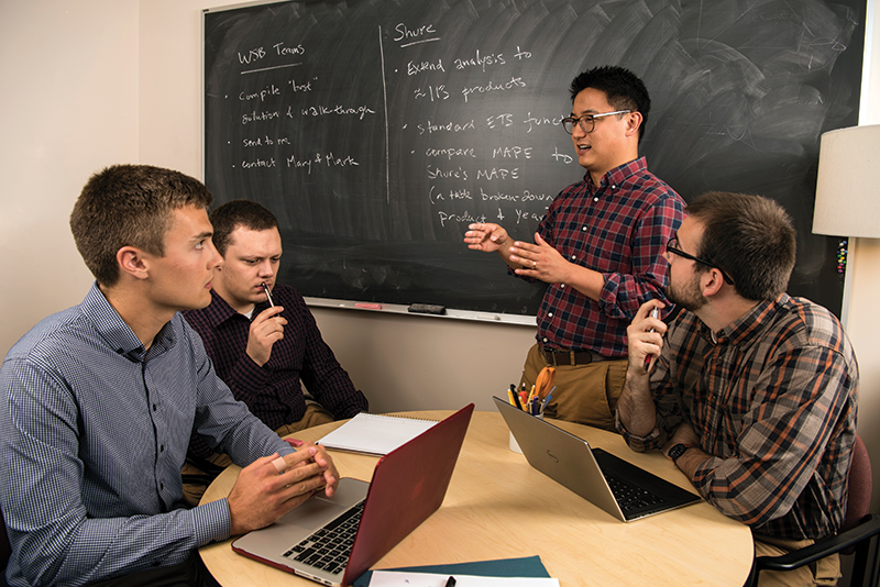 Jordan Tong, assistant professor of operations and information technology at the Wisconsin School of Business