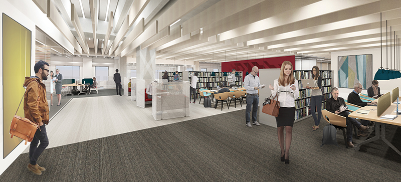 Planned Grainger Hall Learning Commons Library Services