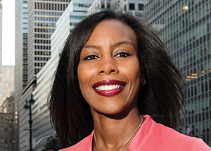 Shawana McGee, MBA '07 and vice president of Colony NorthStar, a private equity firm in New York