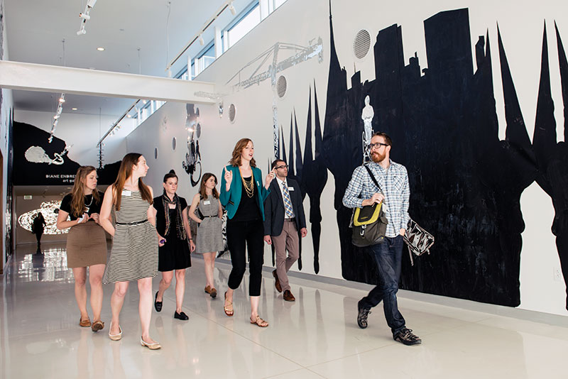 Bolz Center students visit the Madison Museum of Contemporary Art