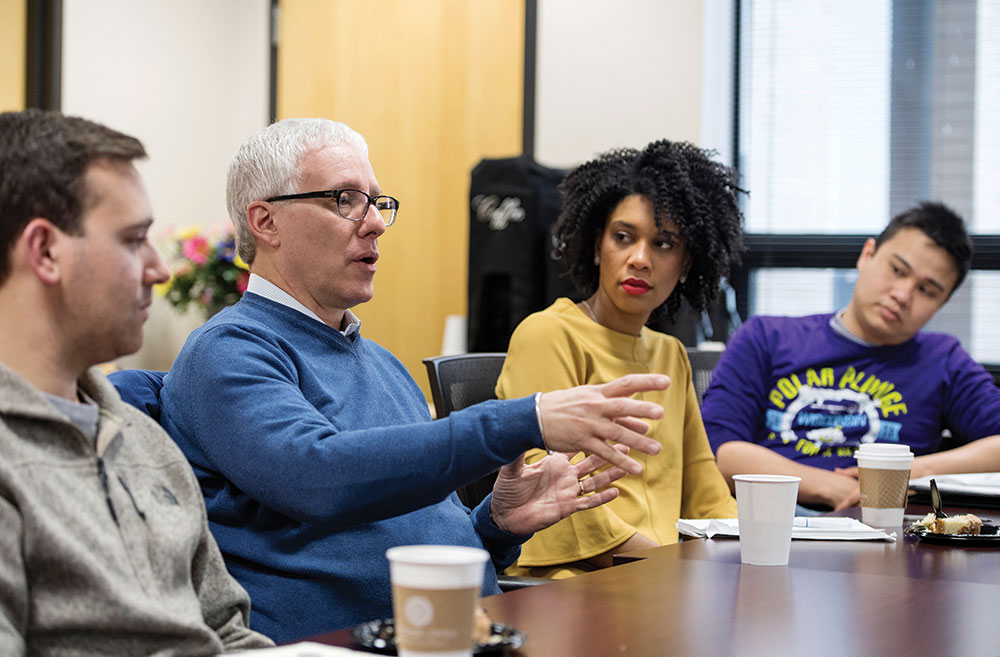 David Brancaccio, host and senior editor of public radio’s Marketplace Morning Report